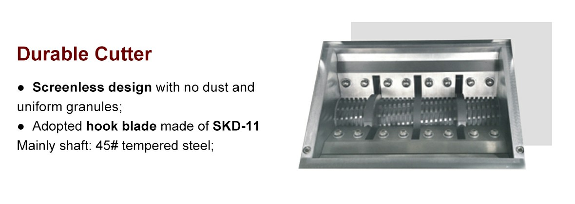 blade of low speed online plastic crusher