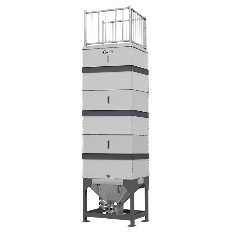 Assembled Square Silo