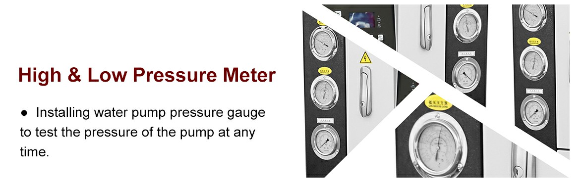 pressure meter of cold and hot temperature controller