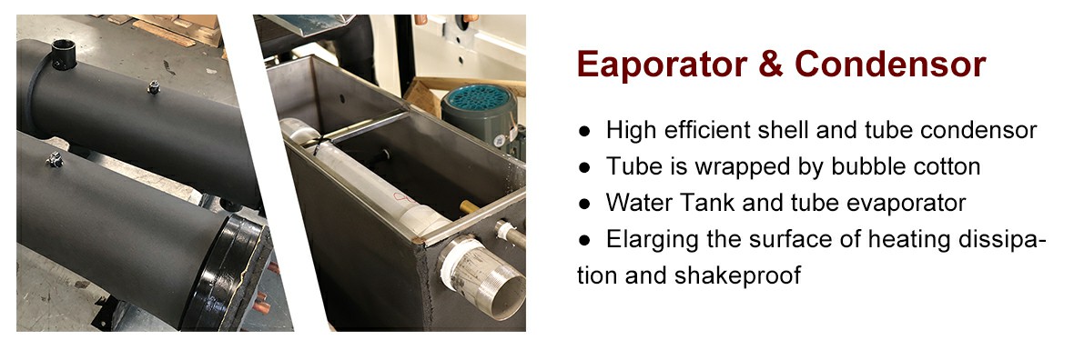 condenser evaporator of environmental chiller