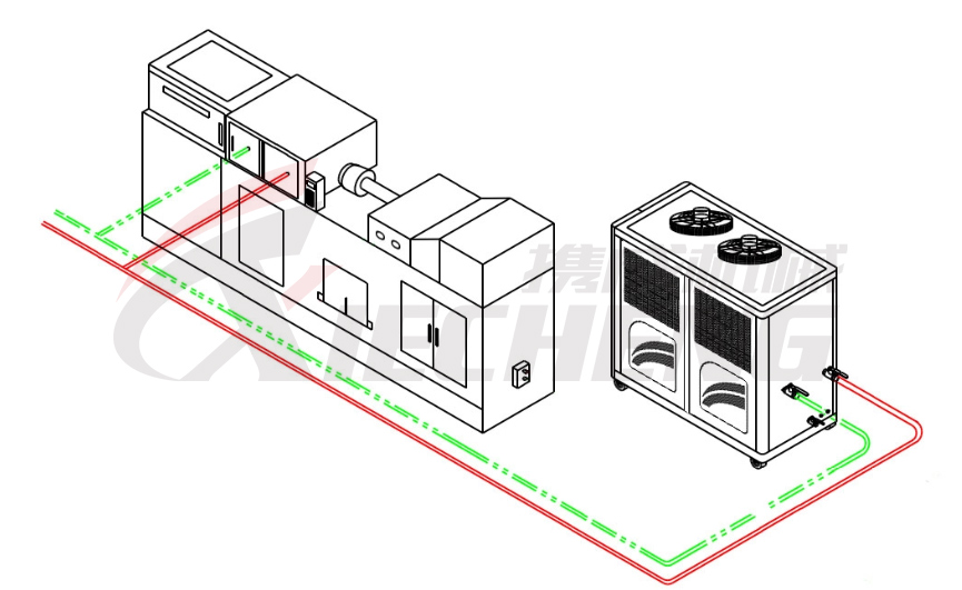 Air-cooled water chiller