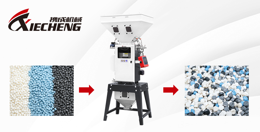Mixing Machinefor Injection Molding working principle for accurate material dosing and mixing
